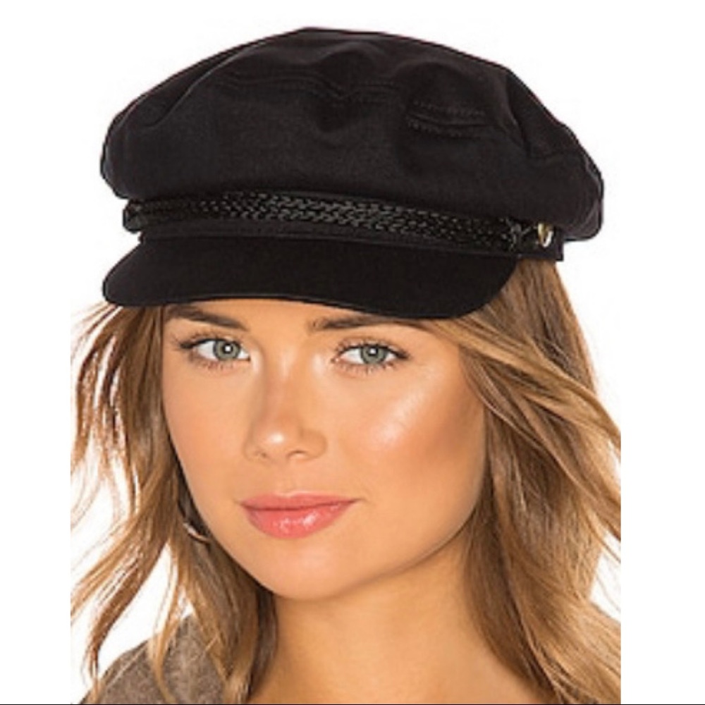 Brixton Fiddler Cap (color: Black / size: Small)